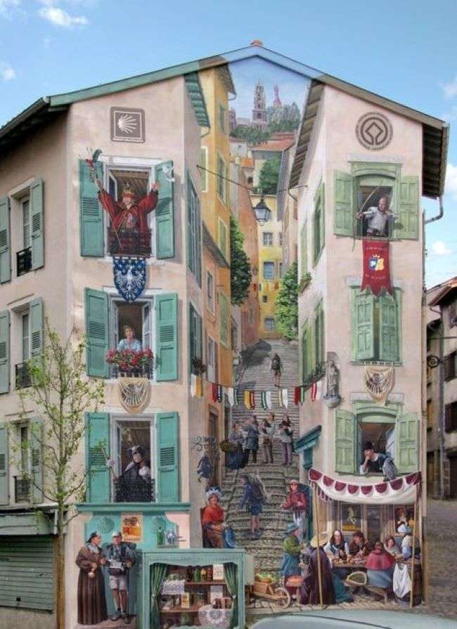 Bella Italia målning pussel på nätet
