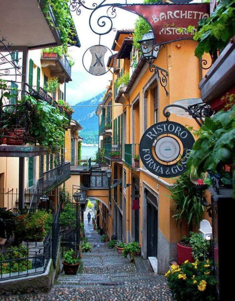Bellagio aan het Comomeer, Italië online puzzel