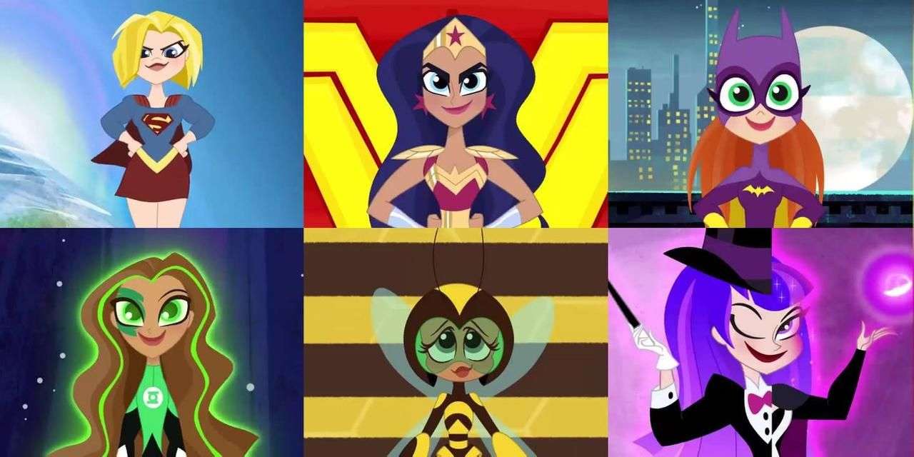 Super heroínas DC quebra-cabeças online