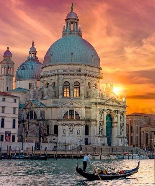Canal Grande i Venedig pussel på nätet