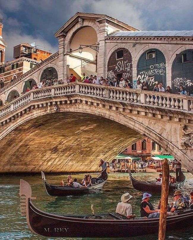 Venetië Rialtobrug online puzzel