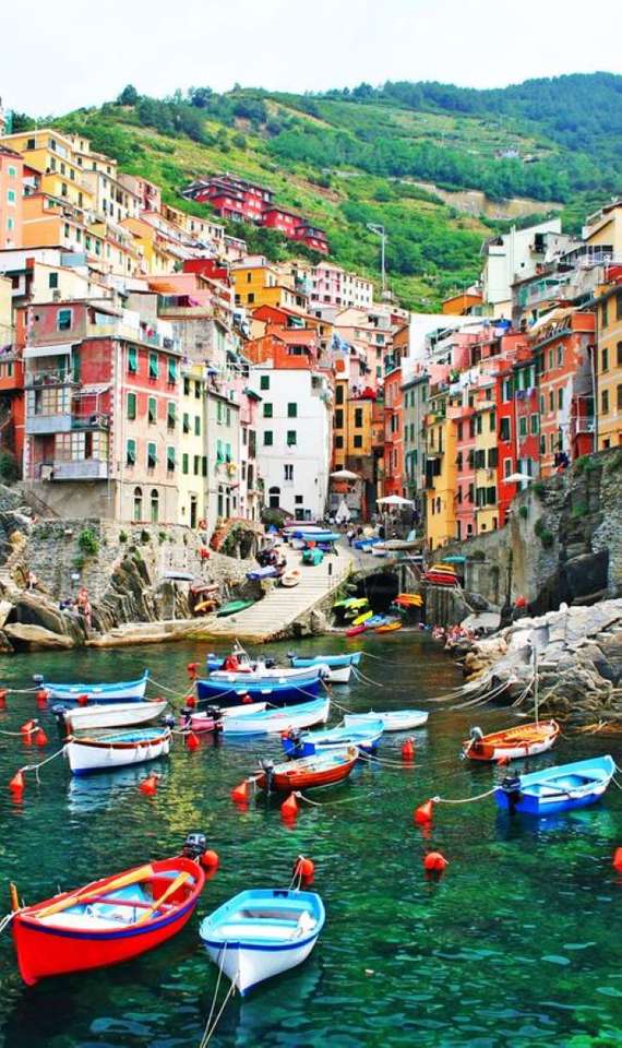 Riomaggiore Liguria Itália quebra-cabeças online