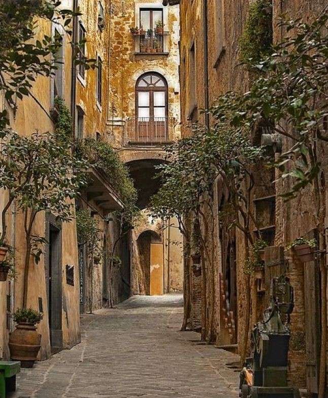 Град Орвието в Италия онлайн пъзел