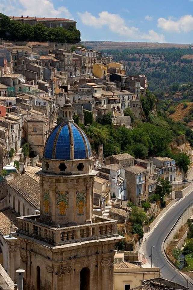 город Рагуза на Сицилии онлайн-пазл