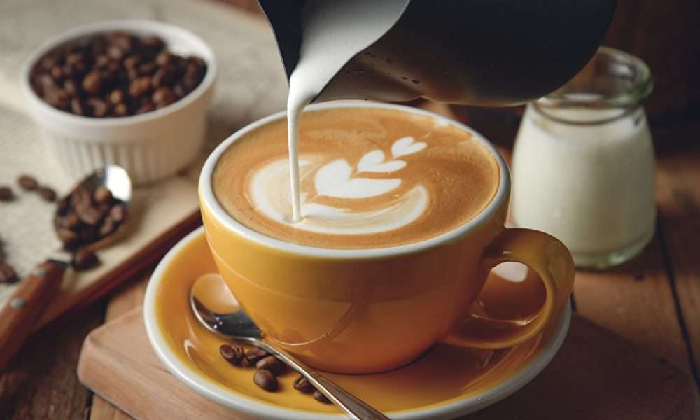 Kaffe med mjölk Pussel online