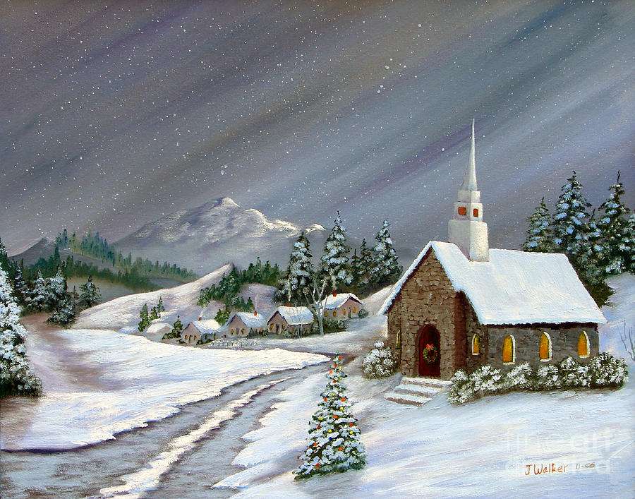 церква, зима пазл онлайн