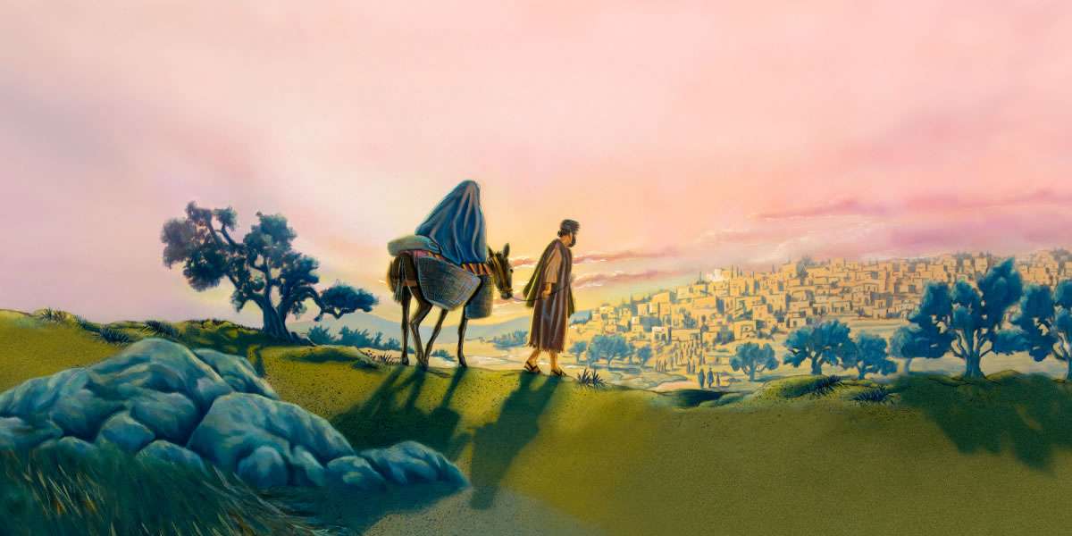 Nach Bethlehem wandern Online-Puzzle