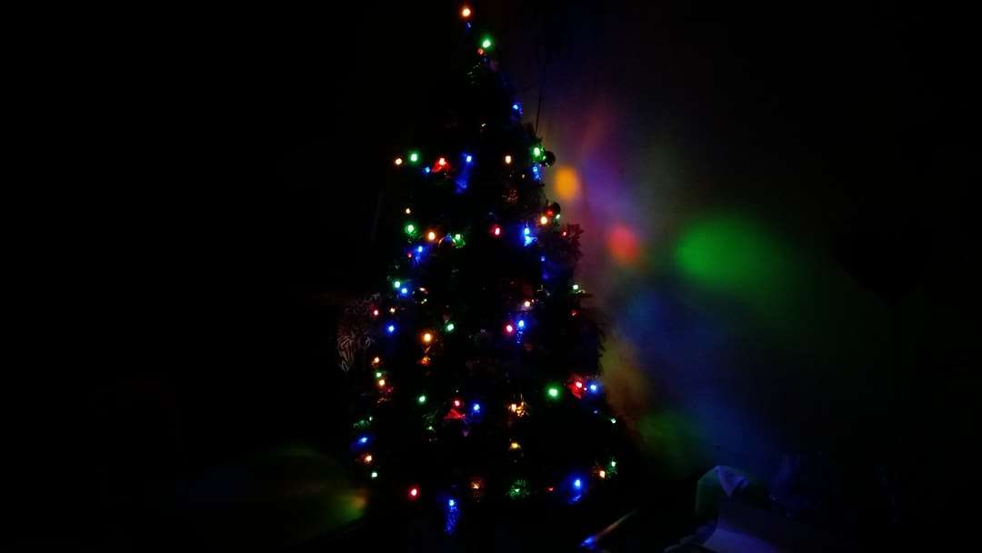 foto da árvore de natal quebra-cabeças online