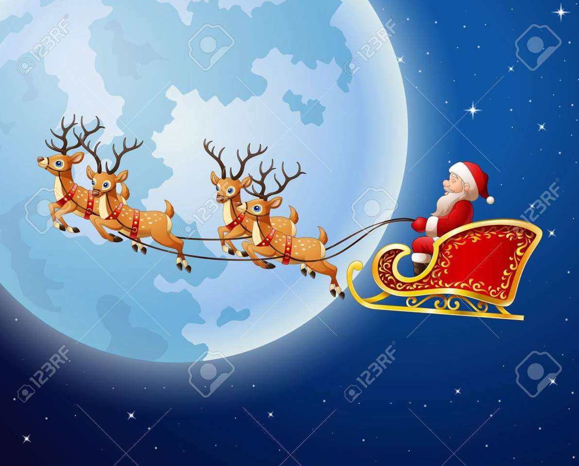 Santa's sleigh online puzzle