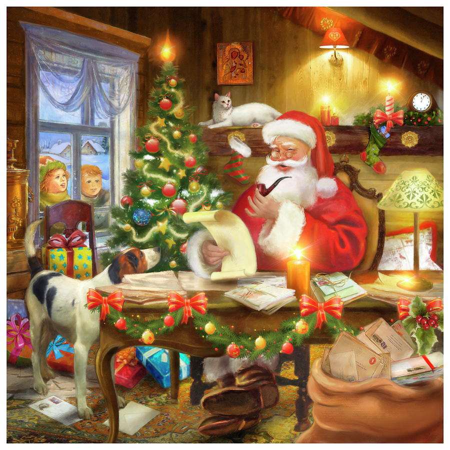 Santa's list jigsaw puzzle online