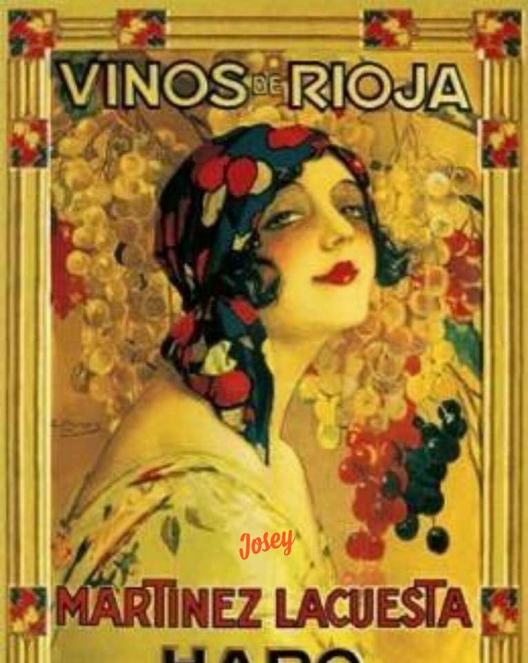 Rioja-viner pussel på nätet