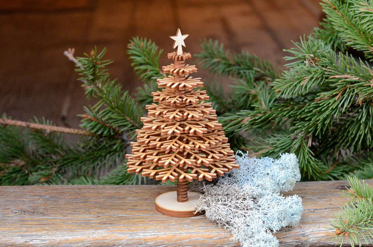 Bartekův vánoční strom skládačky online