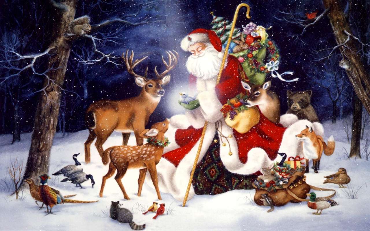 kouzelné Vánoce skládačky online