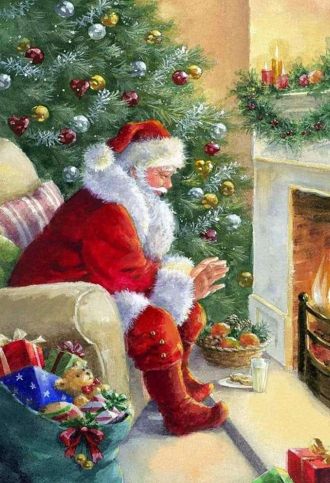 jultomten pussel på nätet