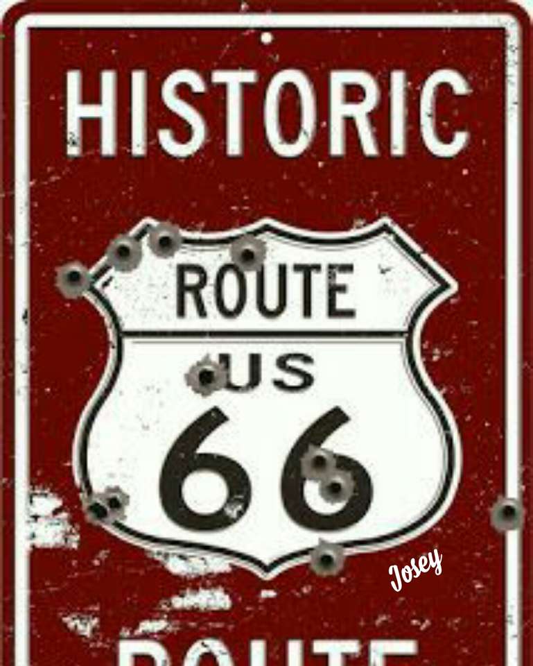 Route 66 online puzzel