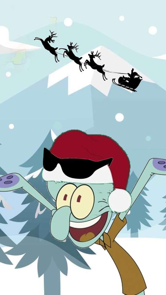 Squidward o Vánocích skládačky online