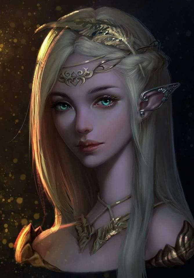 Elfí princezna skládačky online