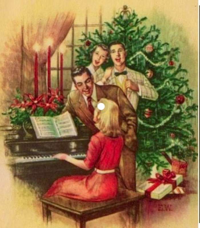 Zazpíváme si Vánoční koledu Pussel online