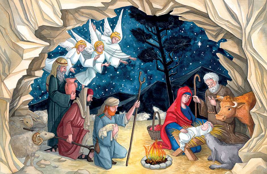 De geboorte van Jezus online puzzel