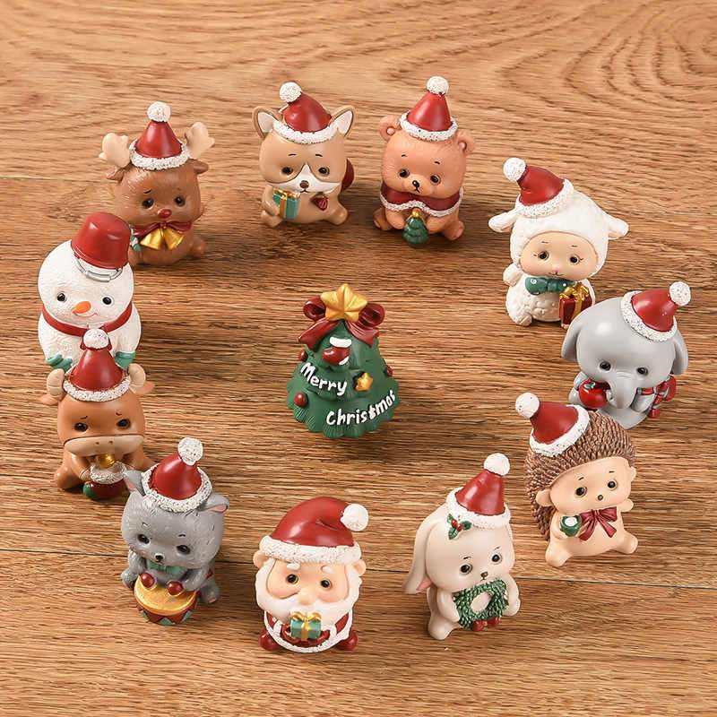 Figurine di Babbo Natale puzzle online