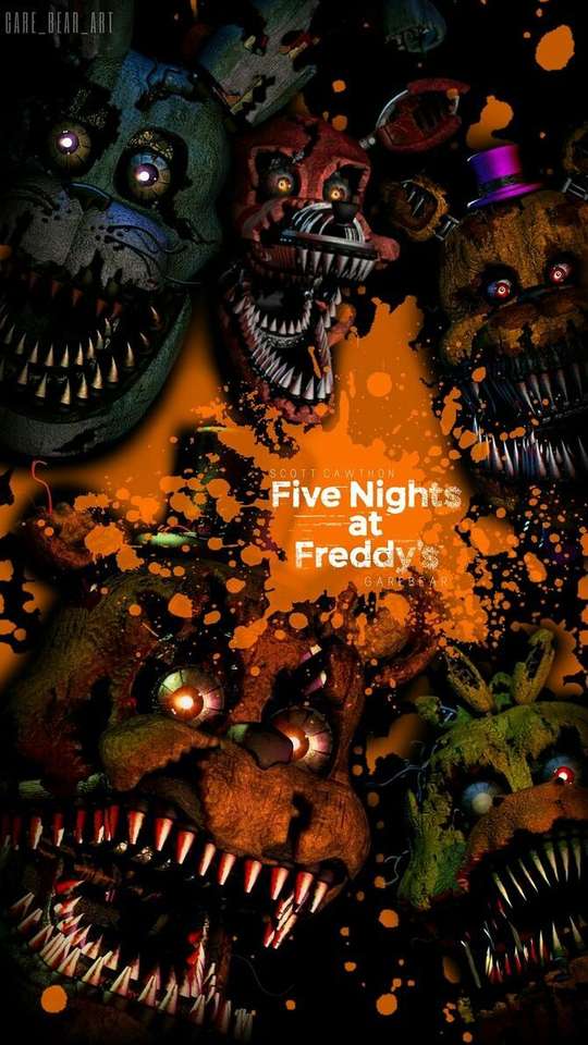 Fnaf 4 Nightmare Foxy - online puzzle