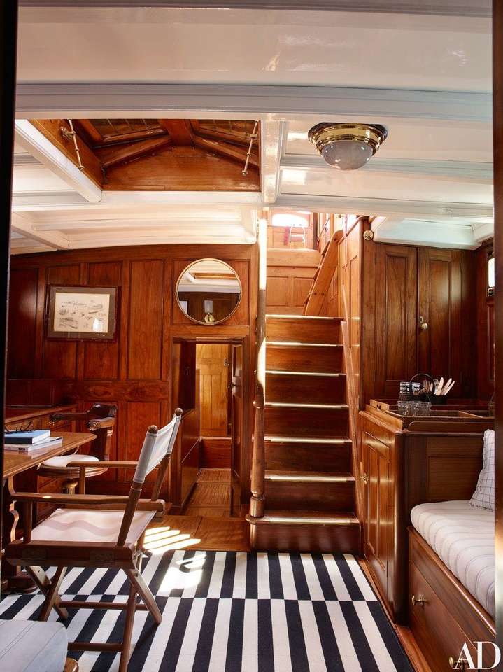 classic sailboat interior
