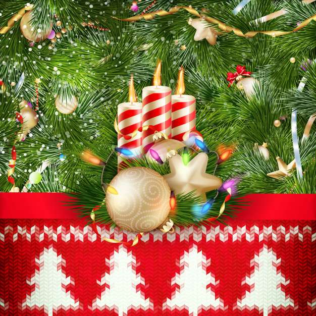 Karácsonyi dekoráció online puzzle