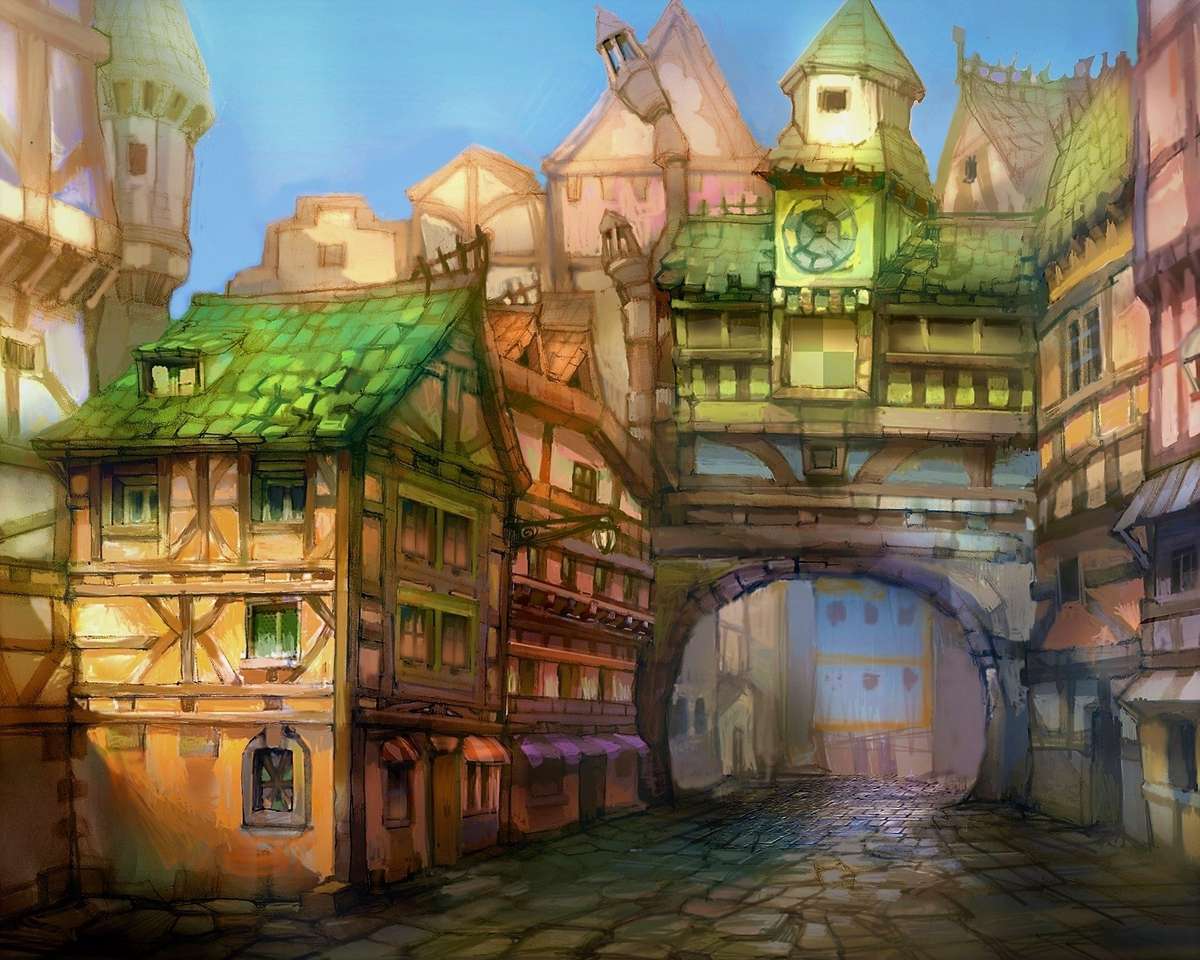 Paesaggio fantasy puzzle online