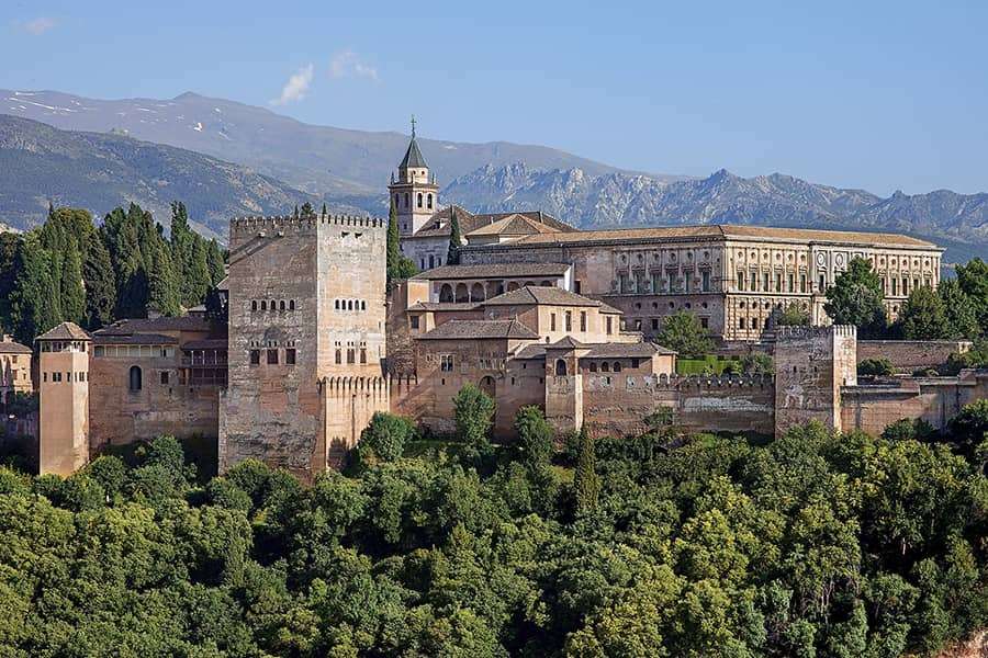 Alhambra von Granada Online-Puzzle