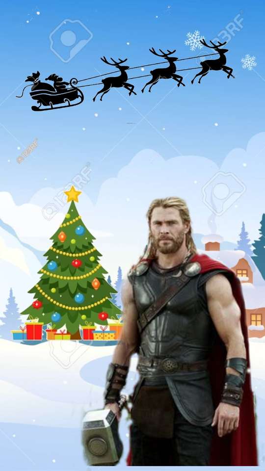 Thor de natal quebra-cabeças online