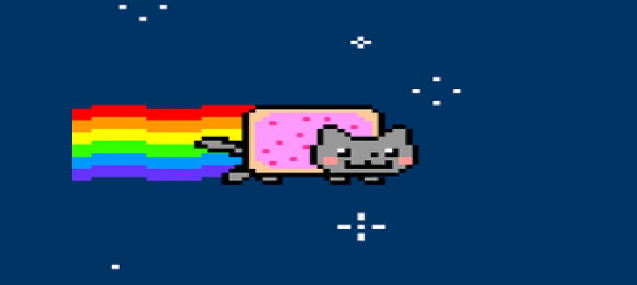 Nyan katt Pussel online