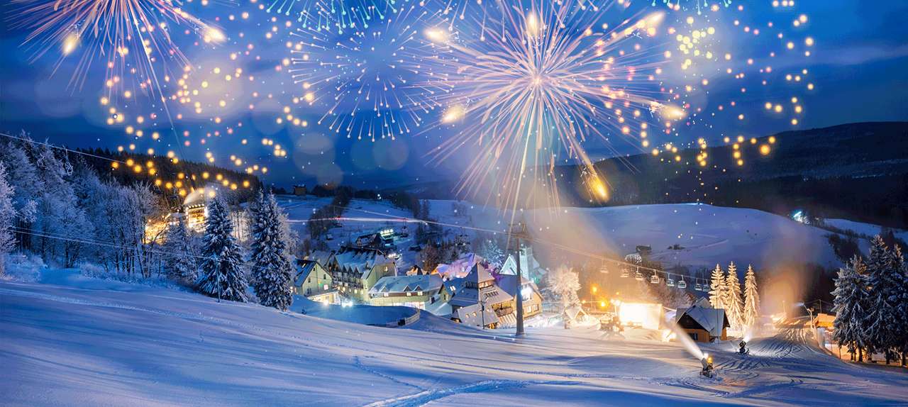 новогодишната нощ в планината онлайн пъзел