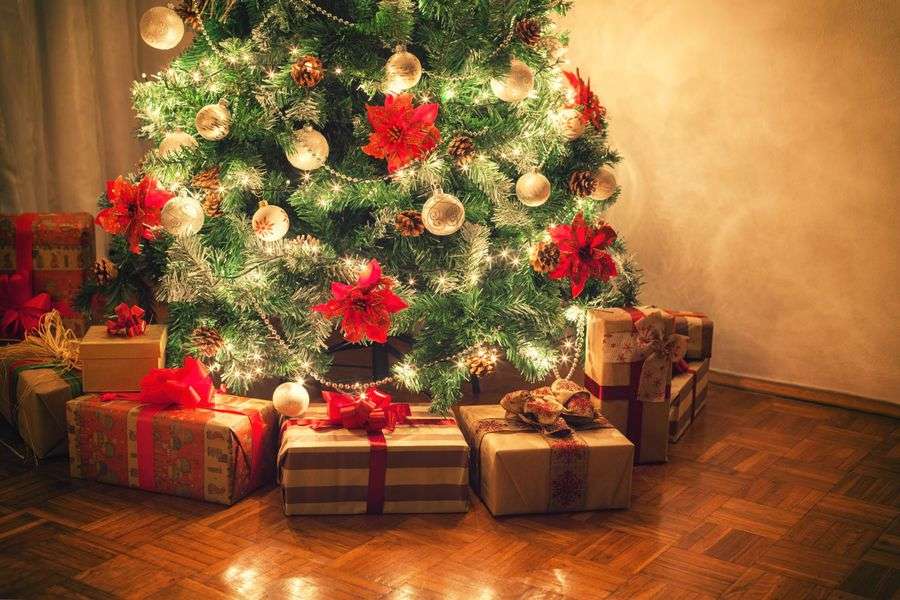 karácsonyi ajándékok kirakós online