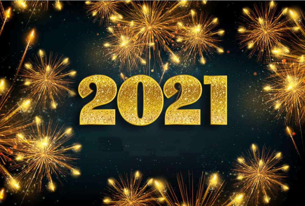 Boldog új évet 2021-ben online puzzle