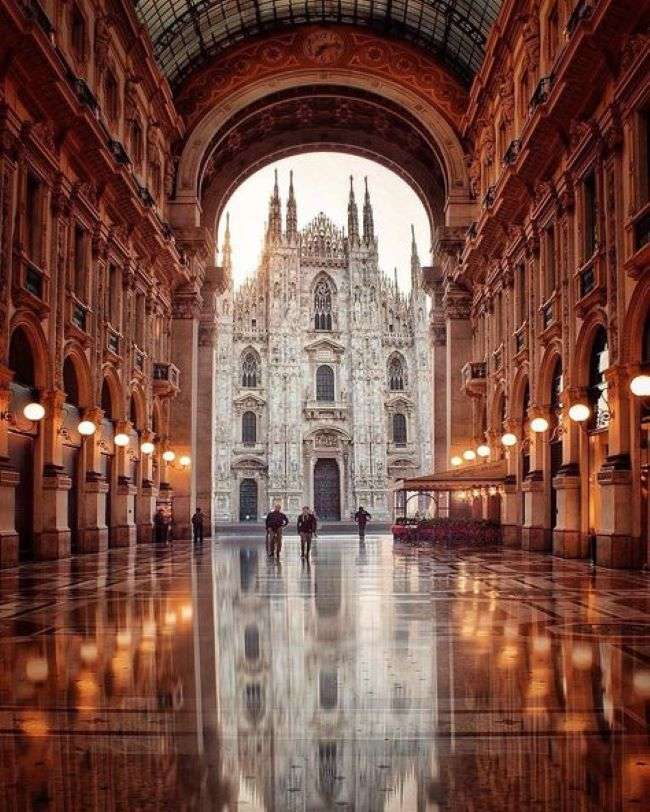 Ιταλία άποψη του καθεδρικού ναού παζλ online