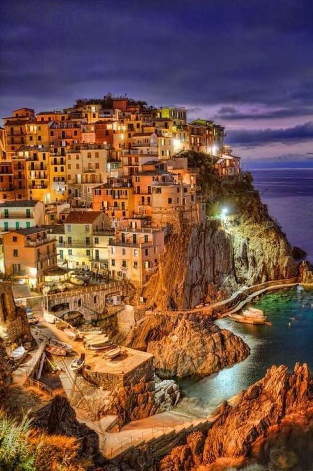 Manarola Liguria Ιταλία παζλ online