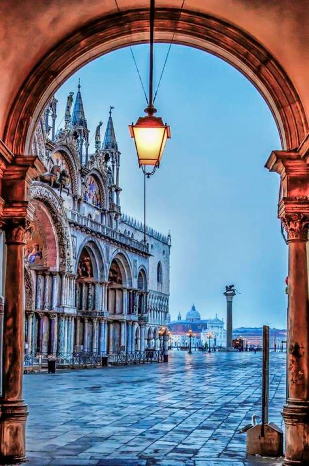 Площадь Святого Марка в Венеции Италия онлайн-пазл