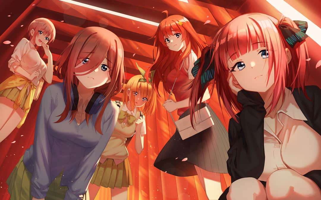 Go-Toubun geen Hanayome legpuzzel online