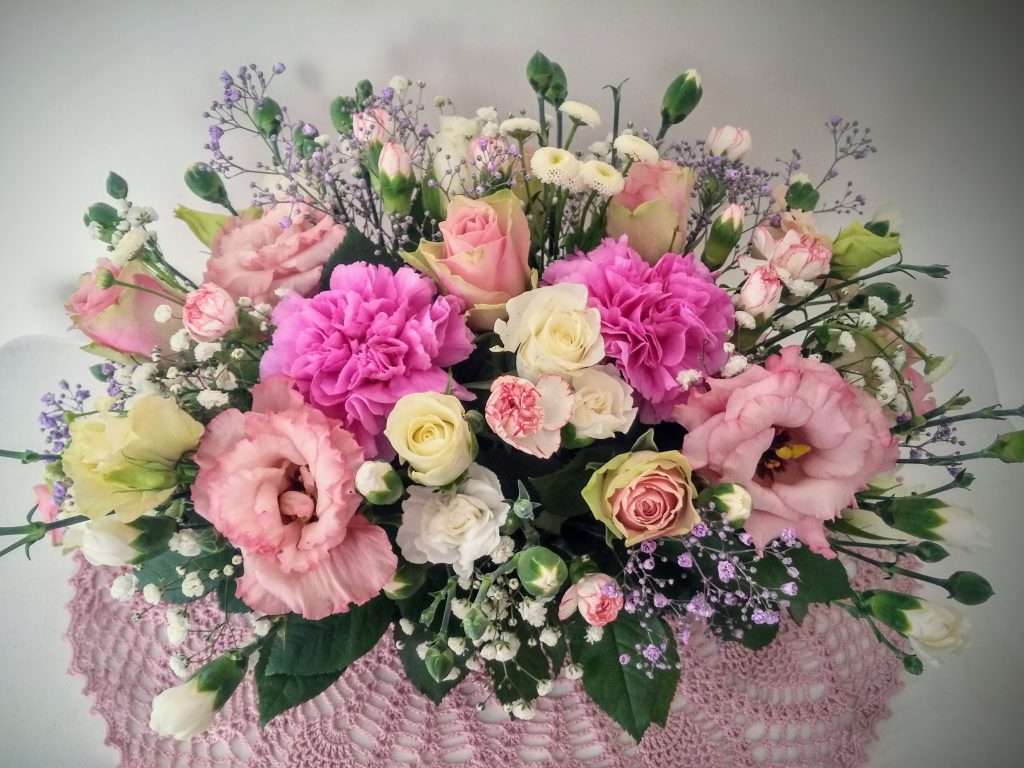 bouquet in colori pastello puzzle online