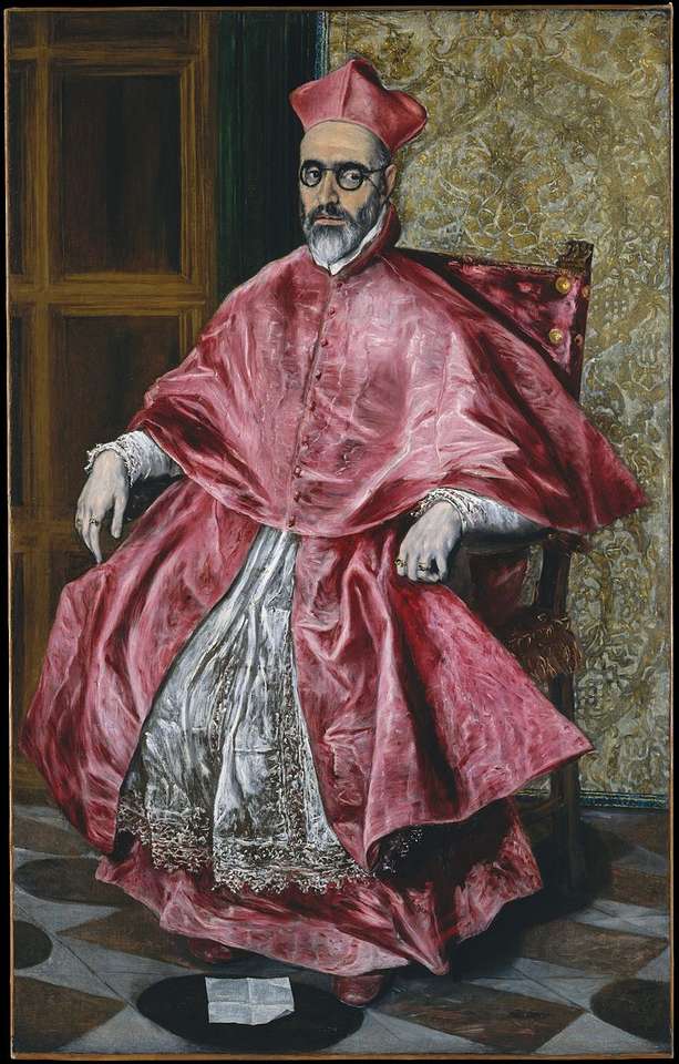 Kardinal (Gemälde von El Greco) Online-Puzzle