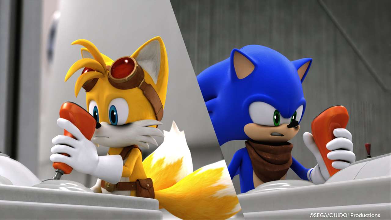 Sonic Boom - Sonic and Tails pussel på nätet