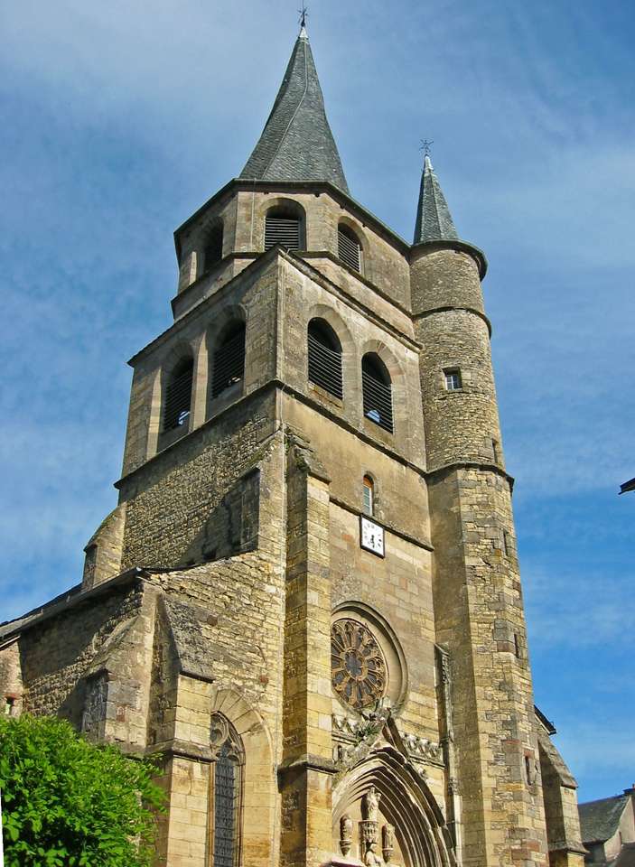 Църквата в Aubrac онлайн пъзел