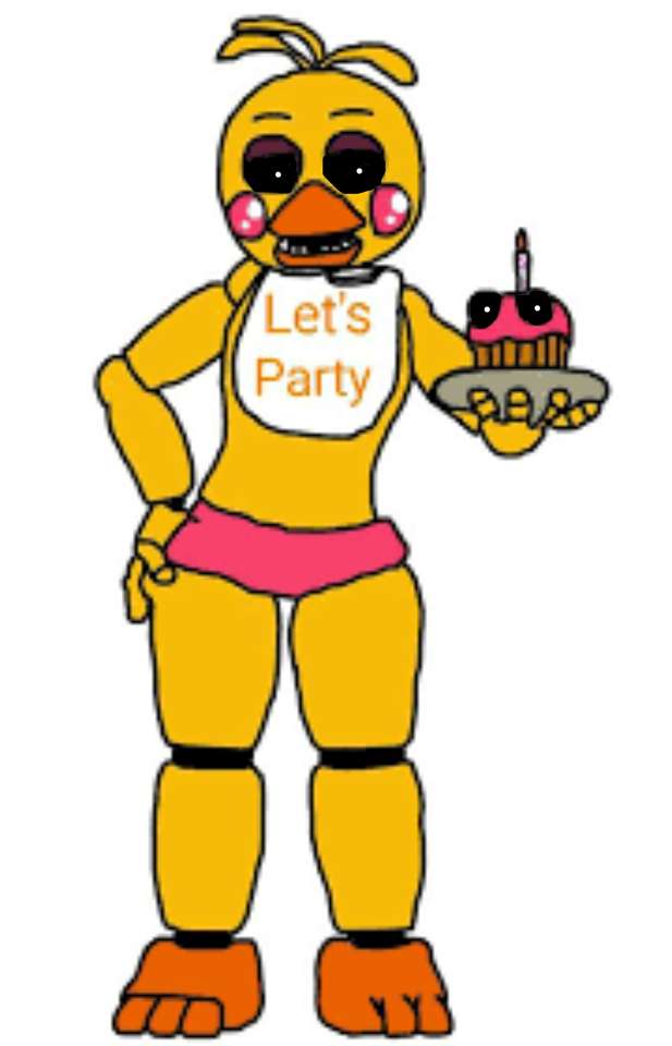 T.Chica and she also from fnaf 2 - online puzzle