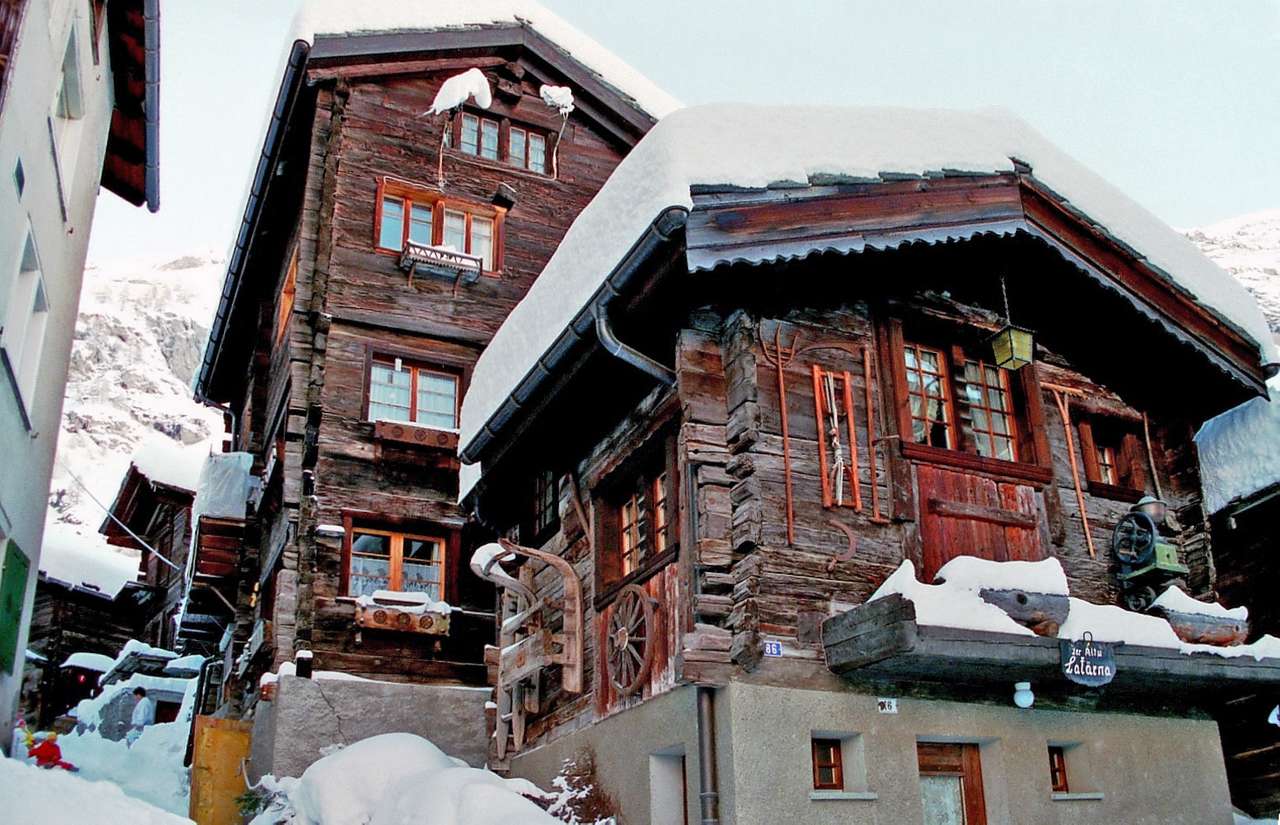 Zermatt in Zwitserland online puzzel