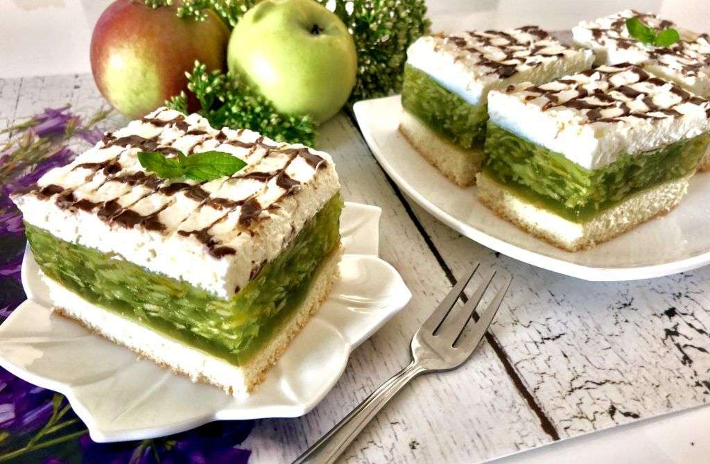 zöld almás pite kirakós online