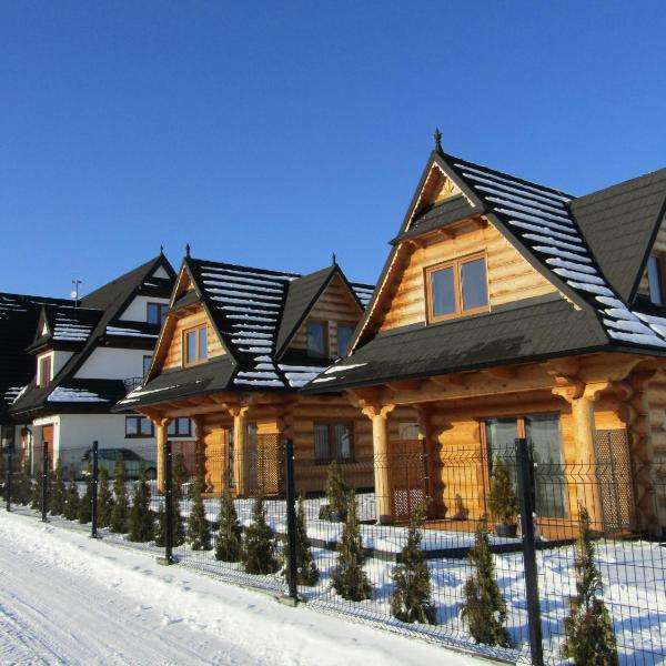 ξύλινα σπίτια στην πρωτεΐνη Tatra online παζλ