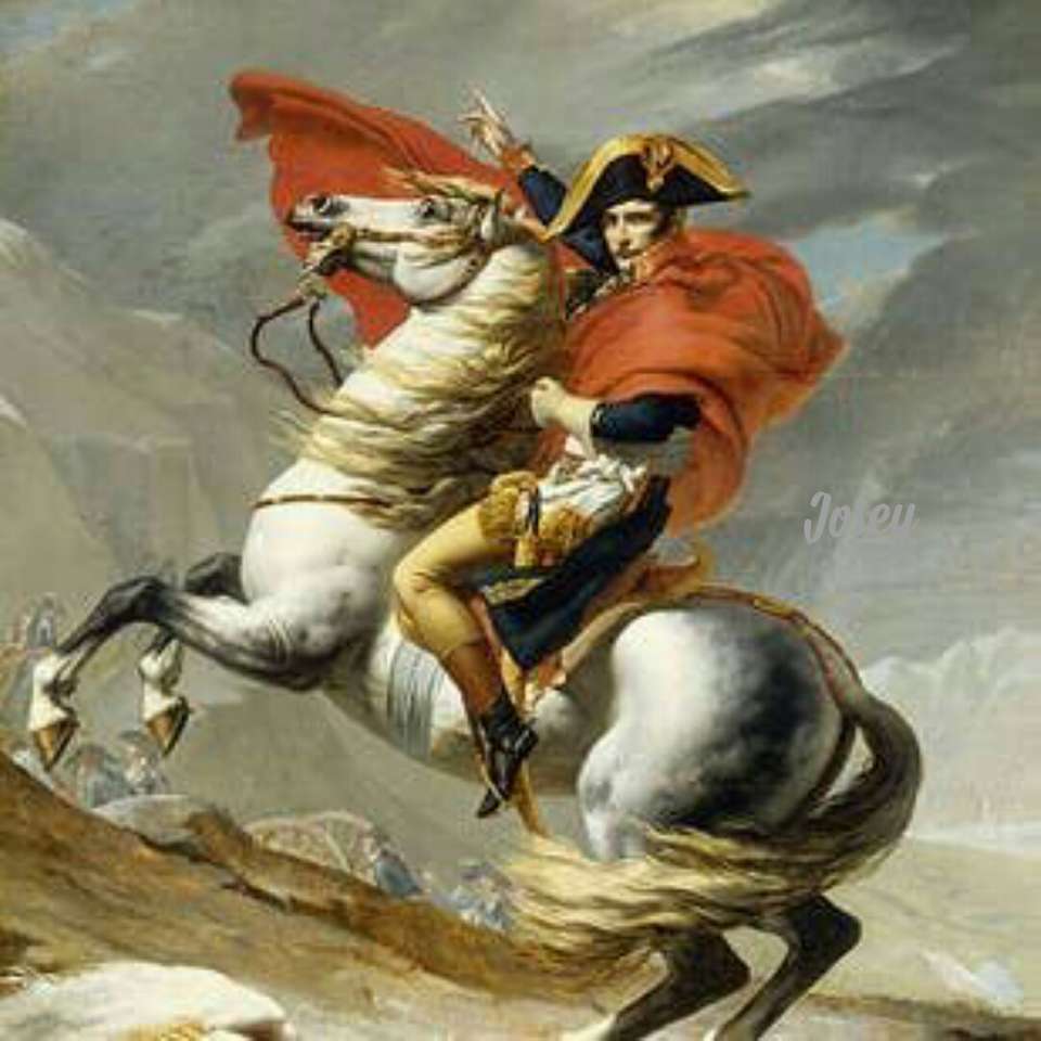 Napoleon na koni online puzzle