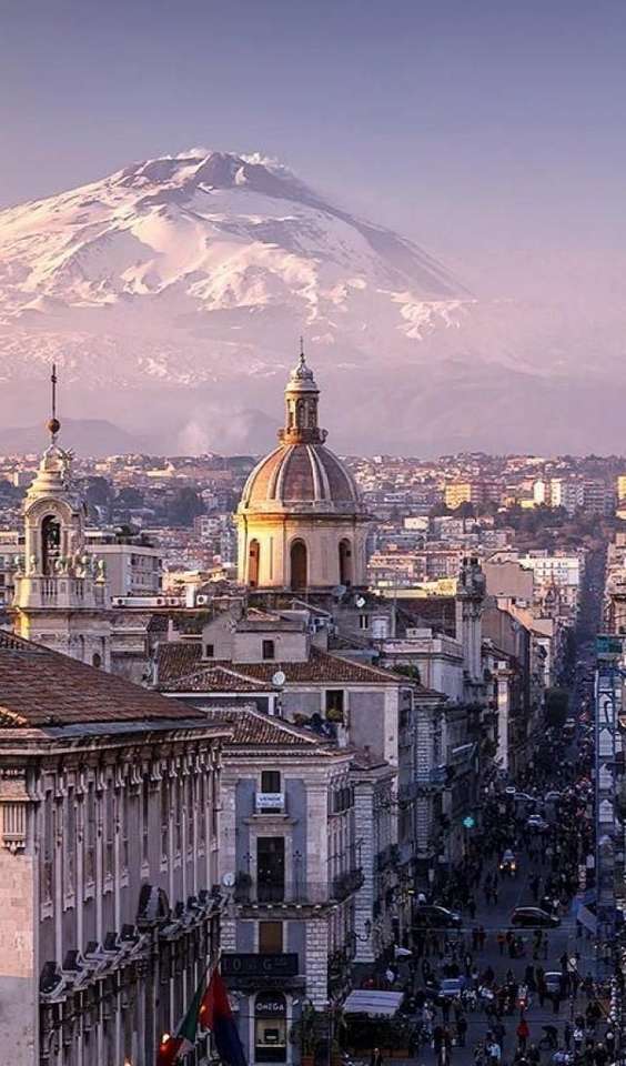 Catania Sicilien Italien Pussel online