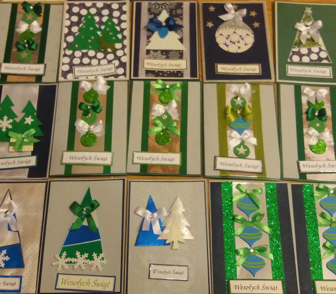 Christmas cards online puzzle