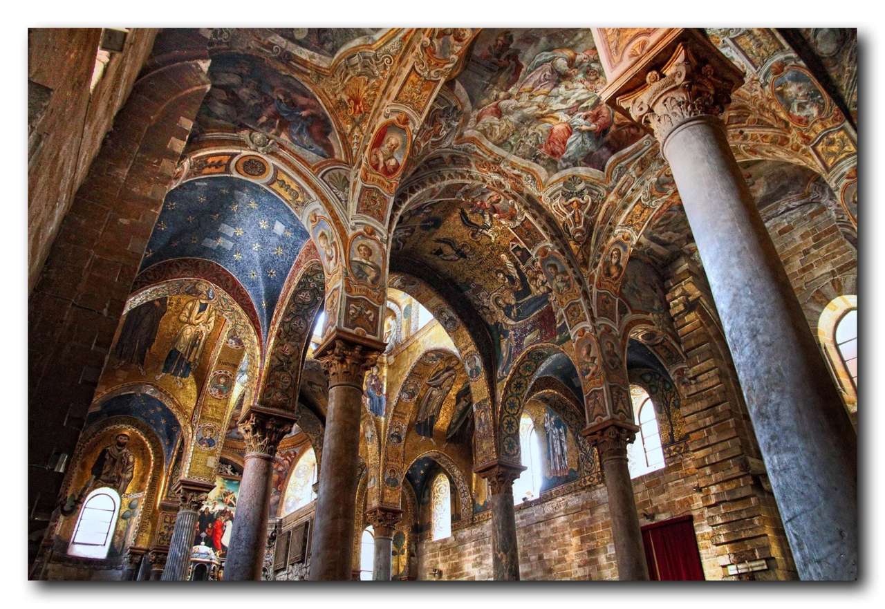 Santa Maria dell'Ammiraglio, rok 1143 Palermo skládačky online